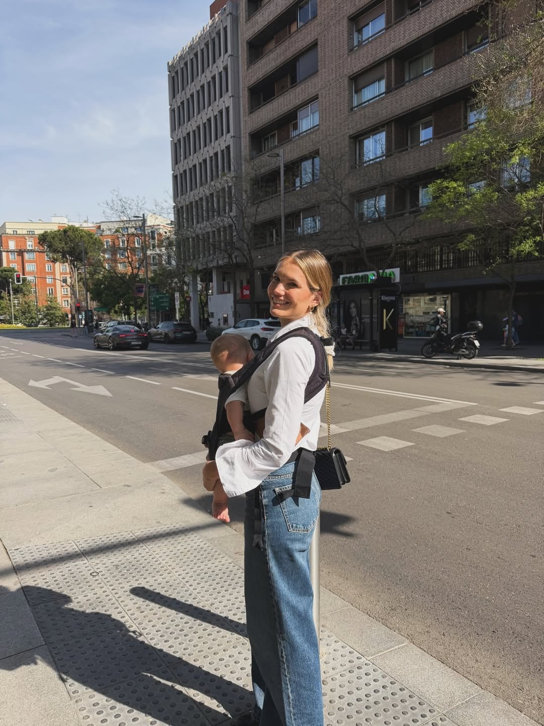 Este es el segundo viaje que hace desde que nació el pequeño