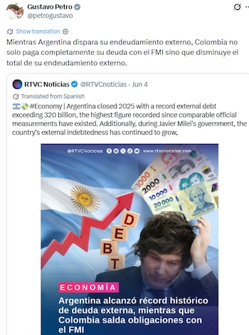Petro Caputo Deuda