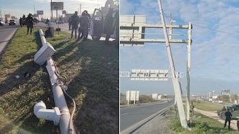 Las cámaras de seguridad fueron