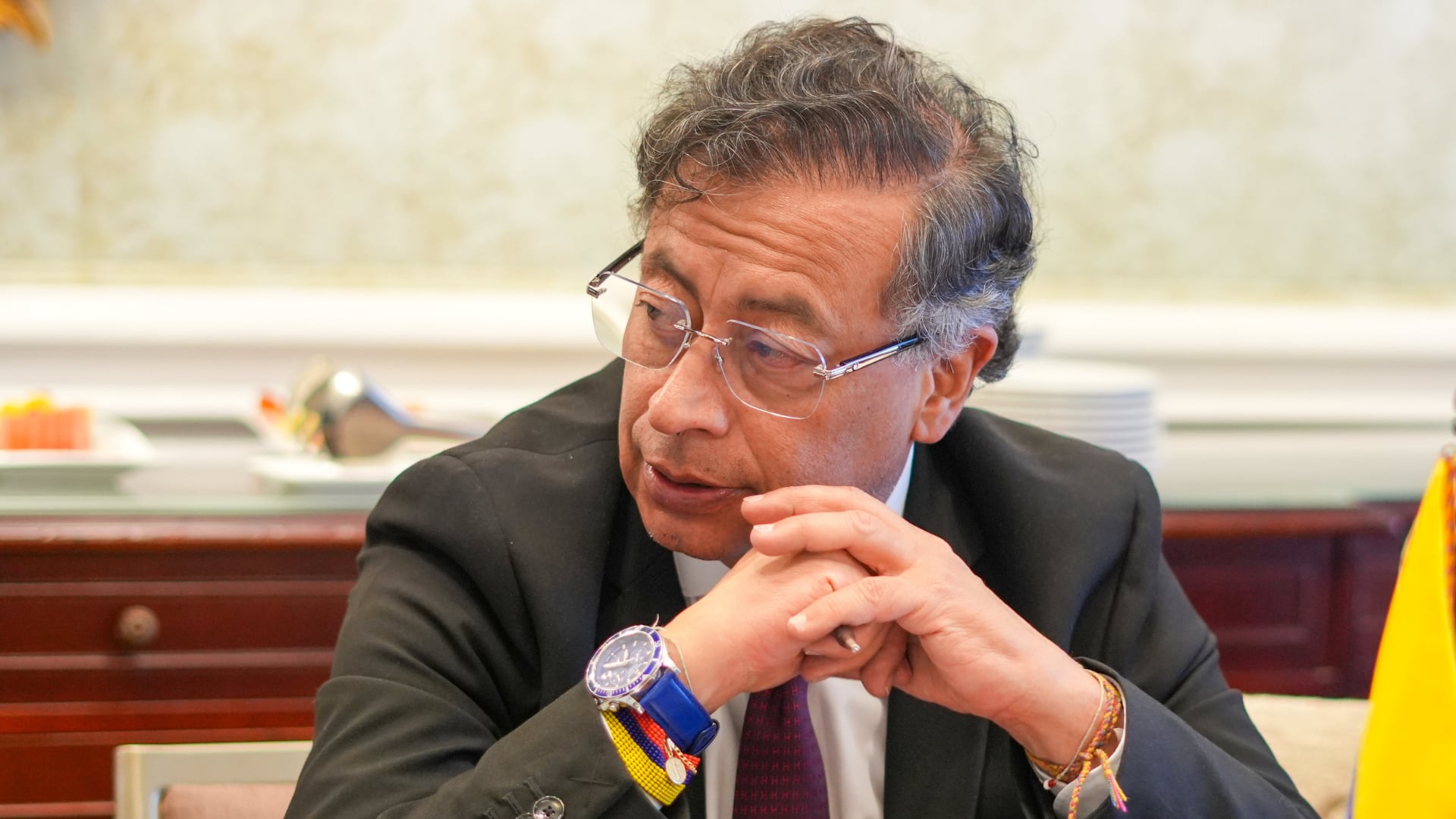 La denuncia advirtió que Gustavo Petro habría usado información de inteligencia con reserva legal en sus afirmaciones sobre Diego Marín Buitrago- crédito Andrea Puentes/Presidencia