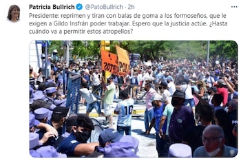 Patricia Bullrich se sumó al