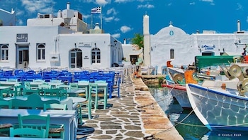 Naoussa, en la isla de