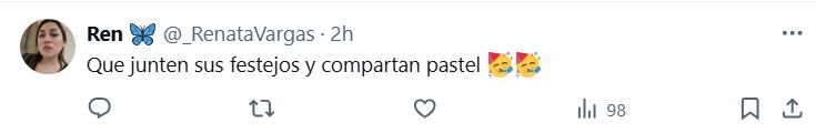 usuarios comentaron sobre el cumpleaños de Sheinbaum y Messi. (Captura de pantalla, X)