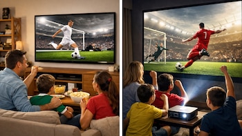 TV o proyector: cuál es la mejor opción para ver la inauguración y los partidos del Mundial 2026
