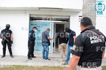 Las autoridades aseguraron material diverso