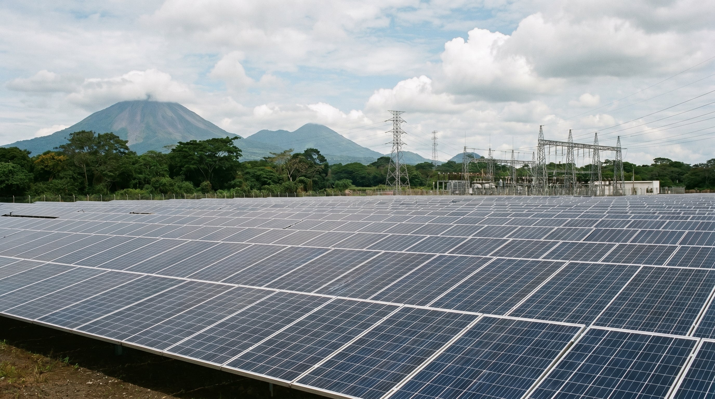 La energía solar alcanzó en marzo el 9.09 % de la matriz energética de El Salvador, consolidando su tendencia al alza. (Imagen Ilustrativa Infobae)