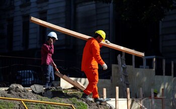 La construcción fue uno de