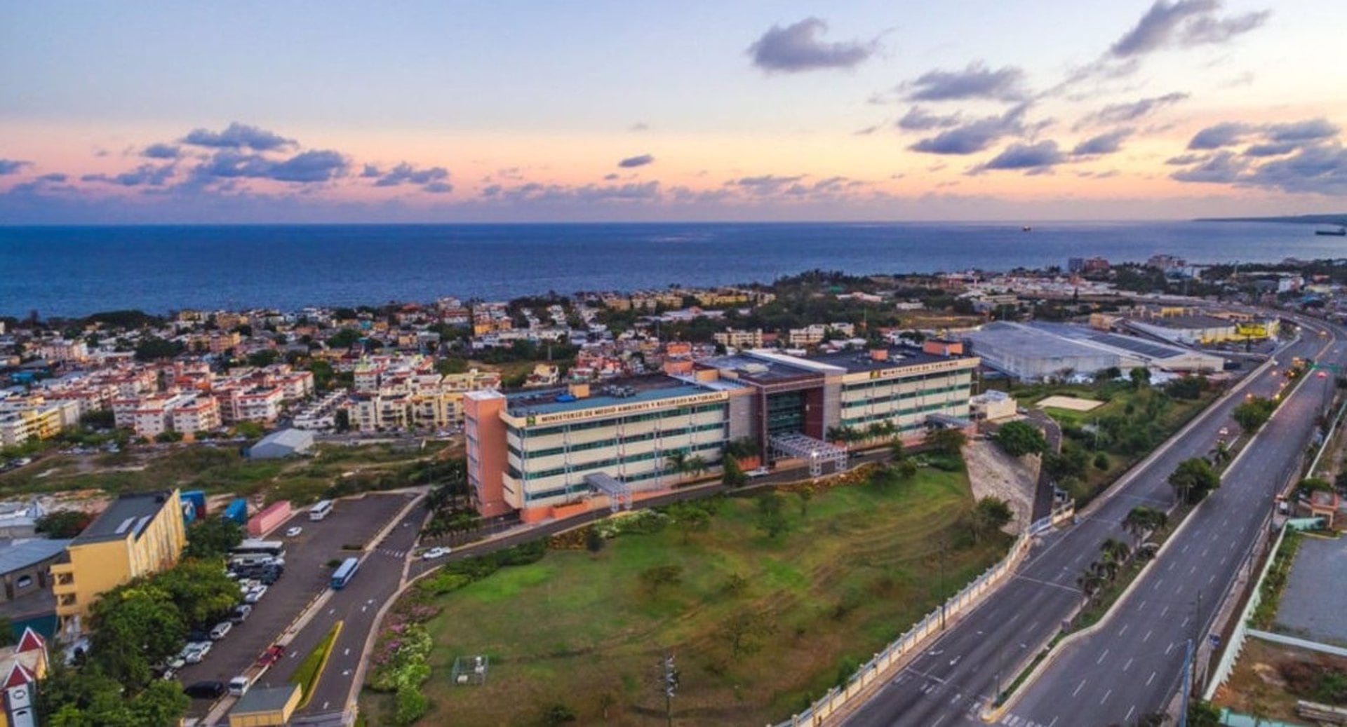 Vista panorámica de República Dominicana. Imagen de archivo