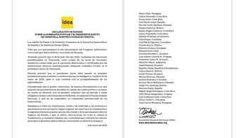 El grupo IDEA confirmó su