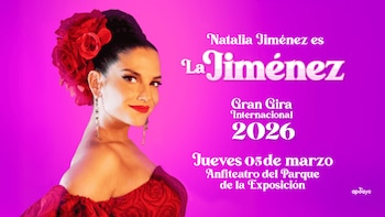 La cantante Natalia Jiménez presenta