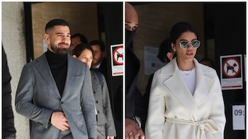 Ilia Topuria y Giorgina Uzcategui,