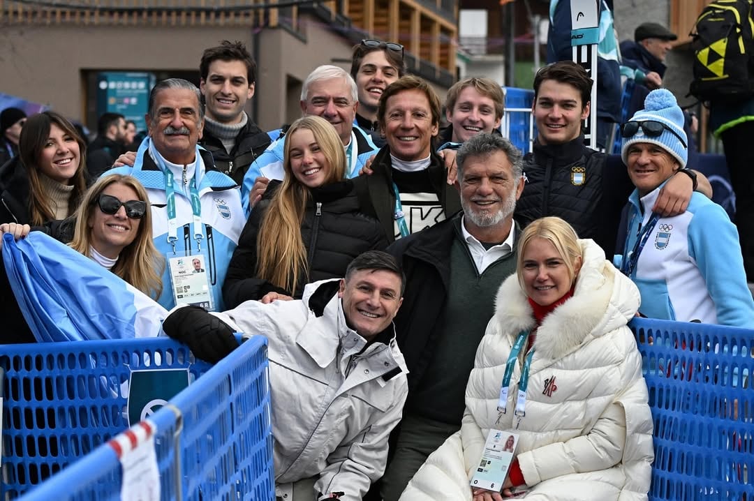 Junto a Valeria Mazza estuvieron Alejandro Gravier, Taina, Balthazar y Benicio, además de amigos como Gianfranco Macri y referentes del deporte argentino, como Javier Zanetti junto a su esposa Paula y Paula Pareto