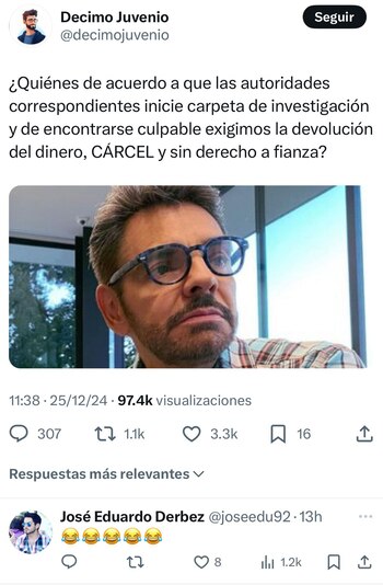 Luego de que el primer