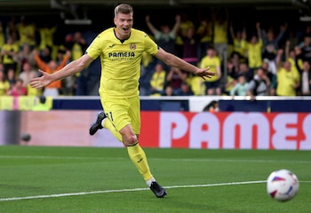 El jugador del Villarreal Alexander Sorloth (REUTERS/Pablo Morano)