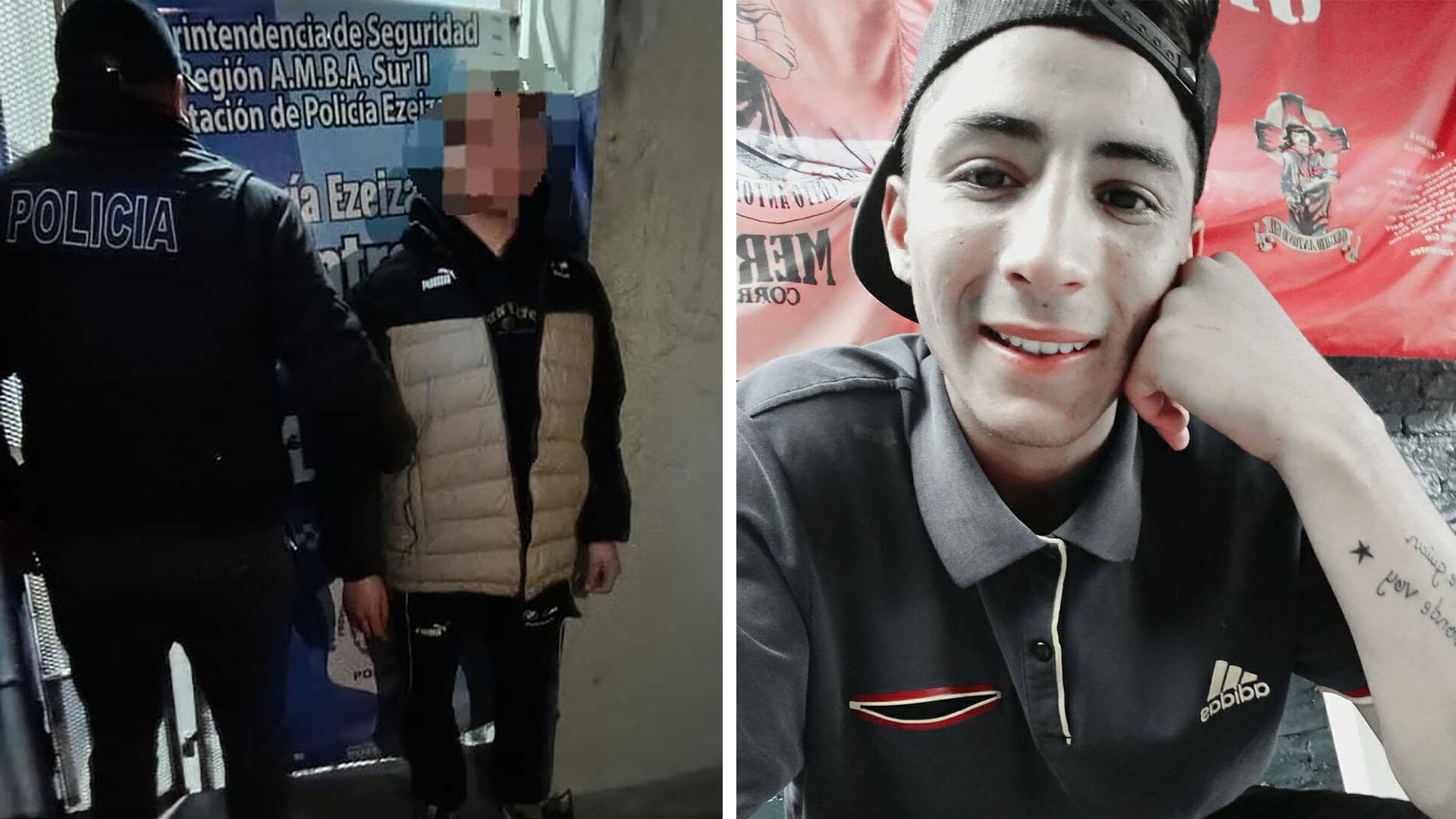 Nazareno David Pérez, el principal sospechoso de haber asesinado a Agustín Dietz, su amigo.
