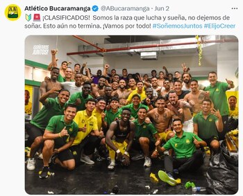 Atlético Bucaramanga finalista de la