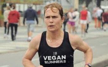 La corredora publicó en el