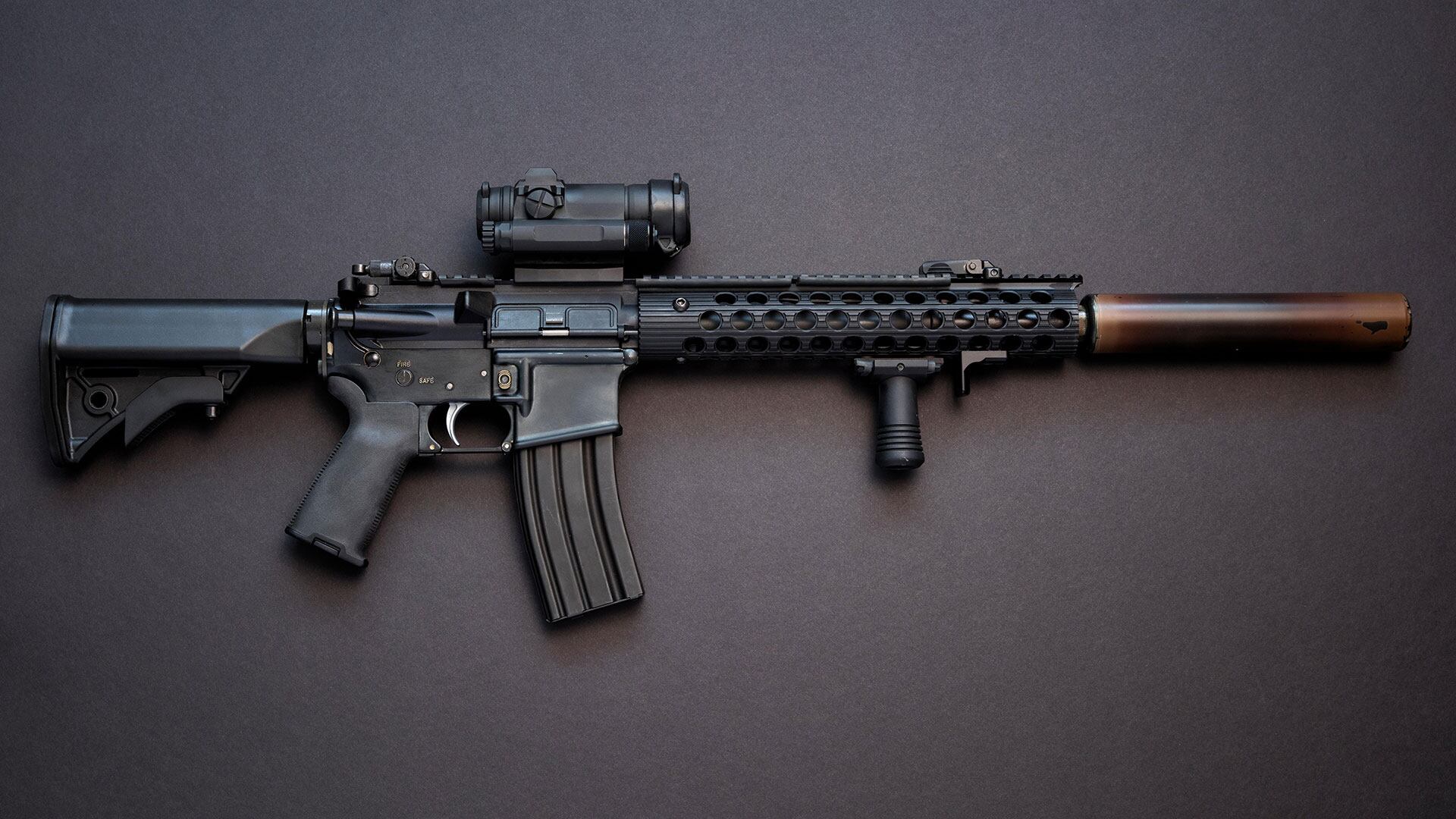 El fusil semiautomático AR-15