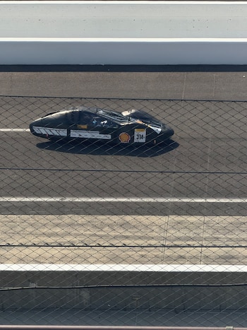 Modelo de carro eléctrico de carreras colombiano, creado en la Universidad de La Sabana - crédito suministrado a Infobae