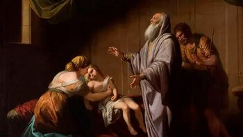 El profeta Eliseo, volviendo a