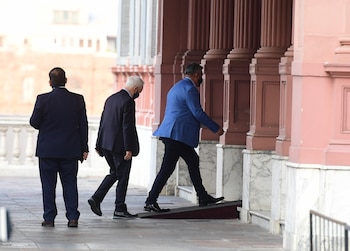 Claudio Tapia y Víctor Blanco