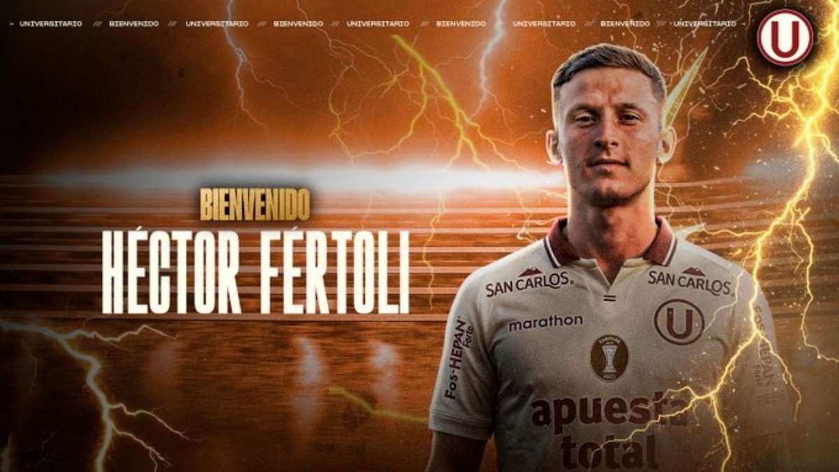Héctor Fértoli en acción: nuevo refuerzo de Universitario para 2026