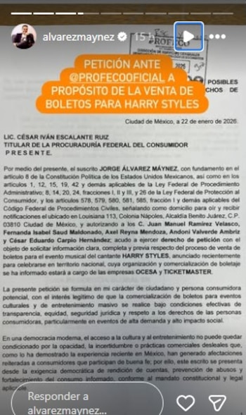 Álvarez Máynez denunció ante Profeco