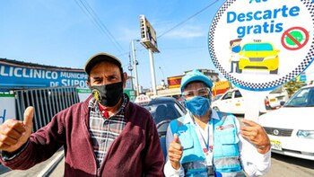 Pruebas moleculares gratuitas a taxistas