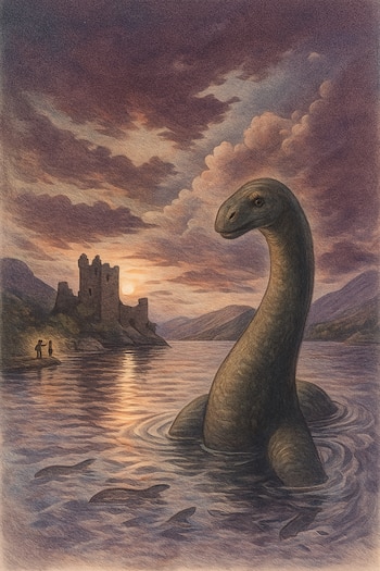 El registro escrito más antiguo sobre una criatura en el lago Ness pertenece a la narración de un monje de la Edad Media (Imagen Ilustrativa Infobae)