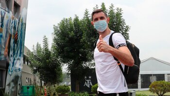 Dibu Martínez ya se prepara