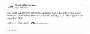 El Servicio Sismológico Nacional (SSN)