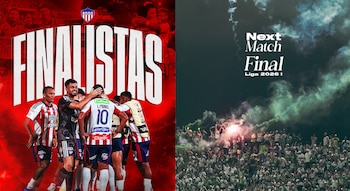 Junior y Atlético Nacional protagonizarán la final del primer semestre de la Liga BetPlay 2026 - crédito Redes sociales