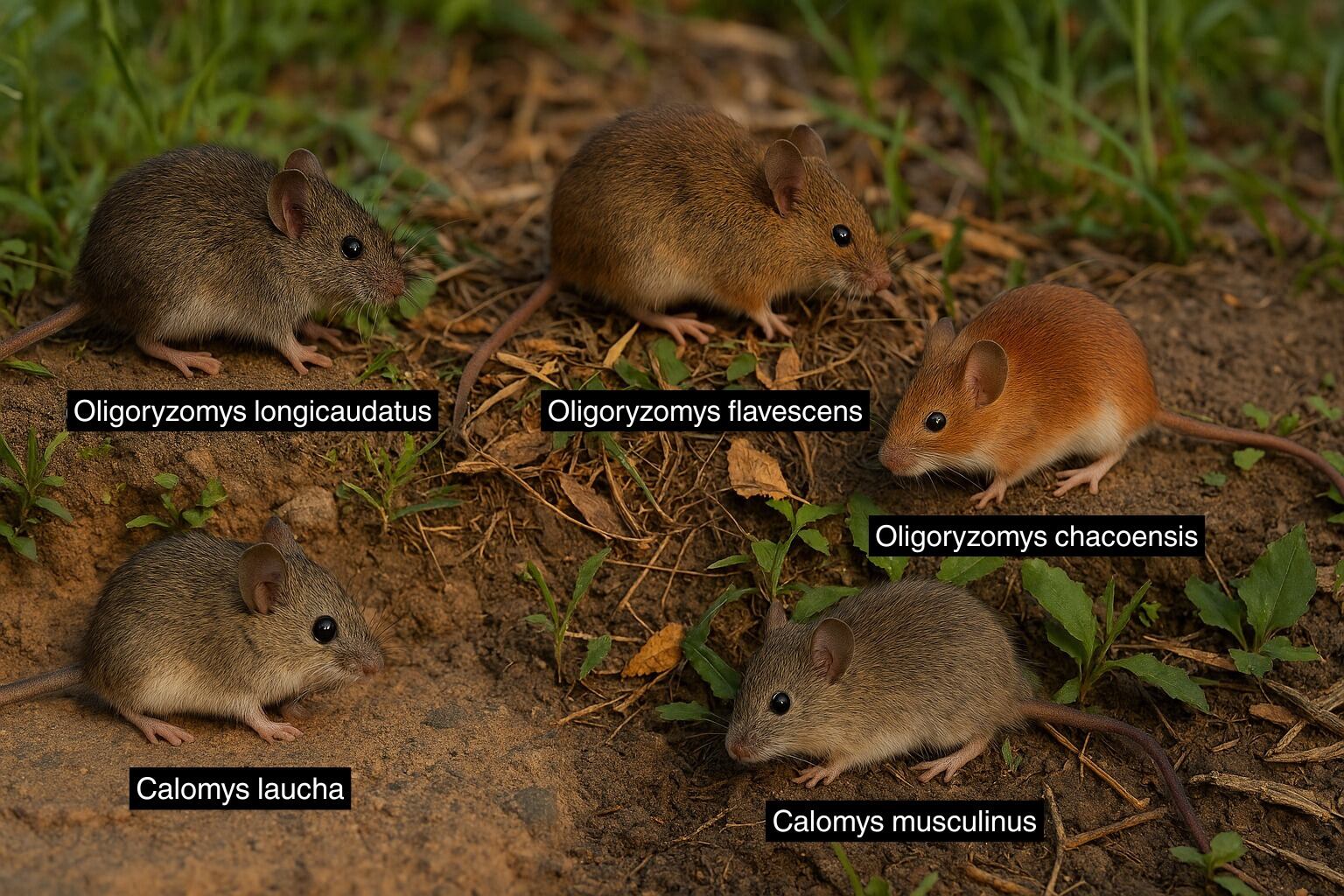 Los distintos tipos de roedores que transmiten el hantavirus