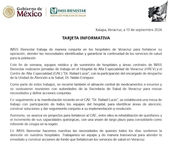 Comunicado Oficial.