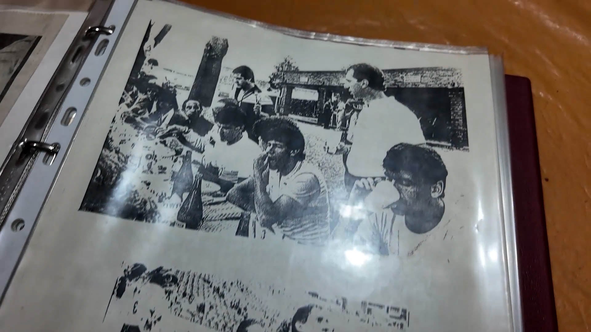 Alguna de las fotos del álbum de recuerdos que tiene Mariani