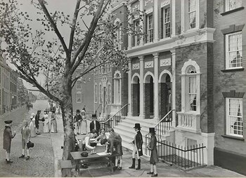 El origen de la mayor plaza bursátil moderna: una reunión de comerciantes bajo un árbol en la calle del muro