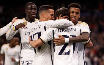 Los jugadores del Real Madrid