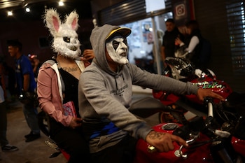 Celebración de Halloween en Buenos Aires, año 2023 (REUTERS/Tomas Cuesta)