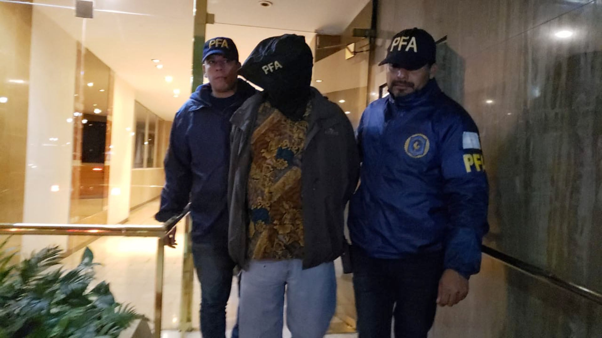 El momento de la detención de Juan Jesús Fernández