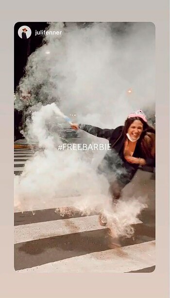 Barbie pasó una noche inolvidable