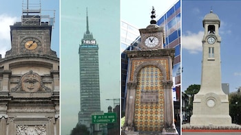 Cuatro relojes históricos en las