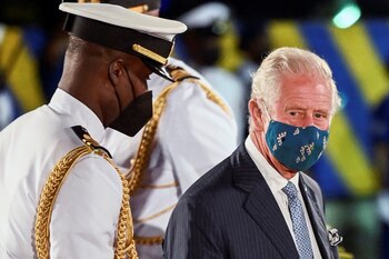 El príncipe Carlos en Barbados
