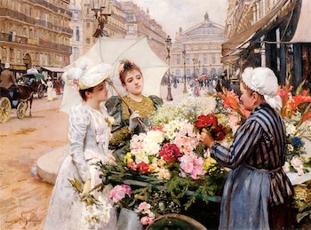 “La vendedora de flores en