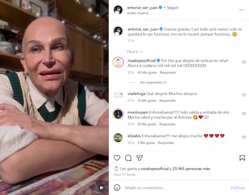 Antonia San Juan anuncia su