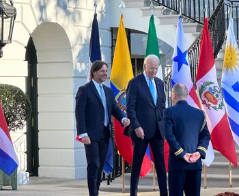 El presidente uruguayo Luis Lacalle