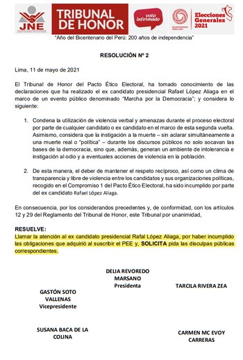 Llaman la atención de Rafael