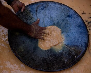 Aguiar muestra busca oro en