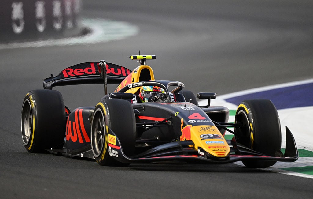 Arvid Lindblad durante la última temporada de la F2