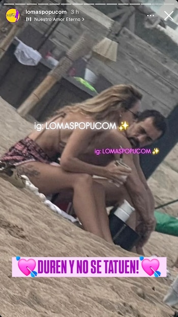 Sabrina Rojas y José "Pepe" Chatruc fueron vistos a los besos en la playa: el video