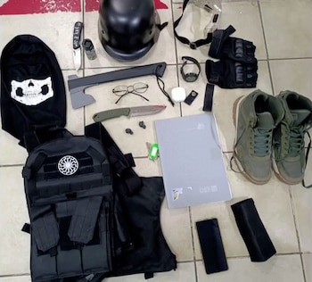 Los objetos que la Policía